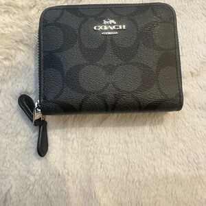 Coach Signature Black Wallet
